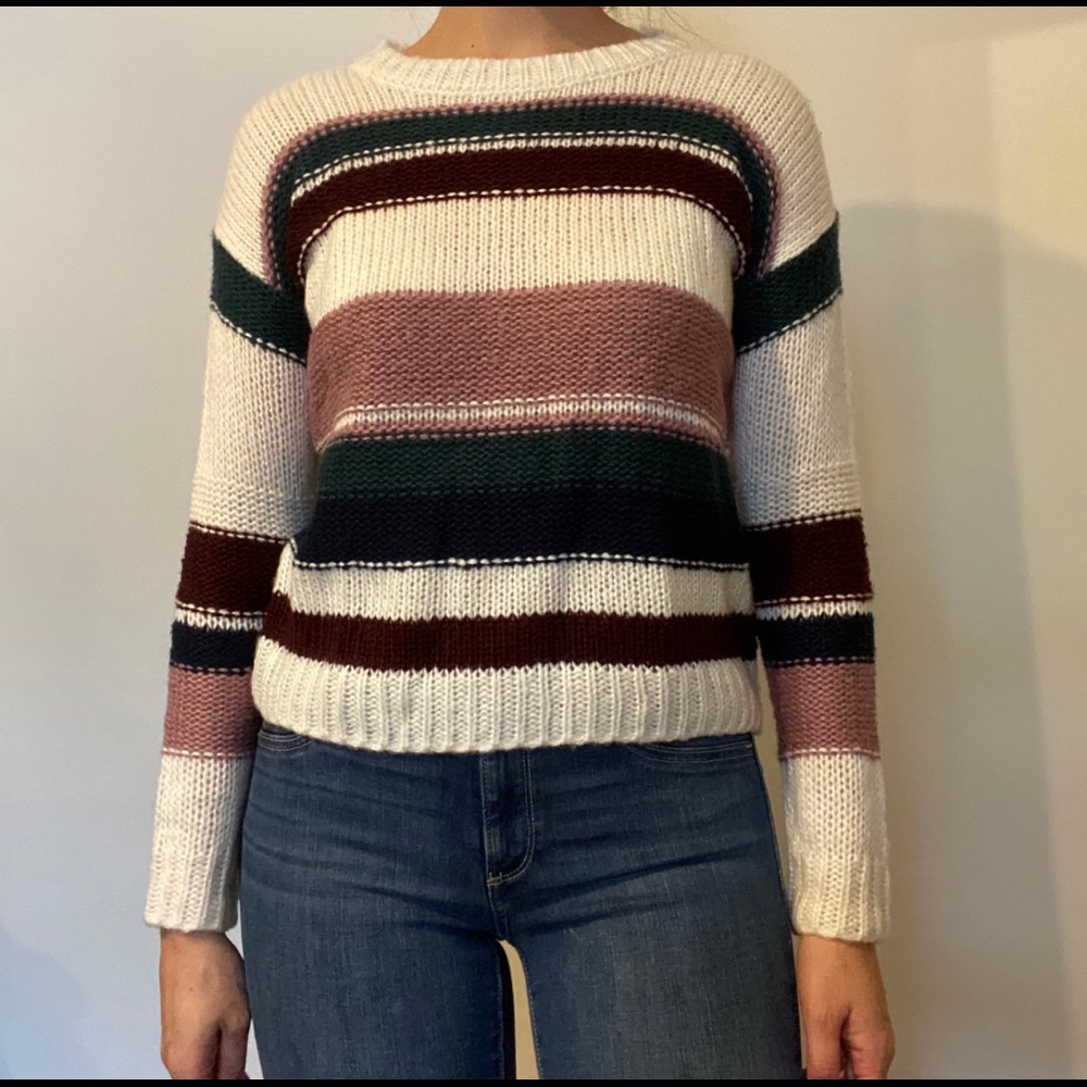 Striped knit Sweater